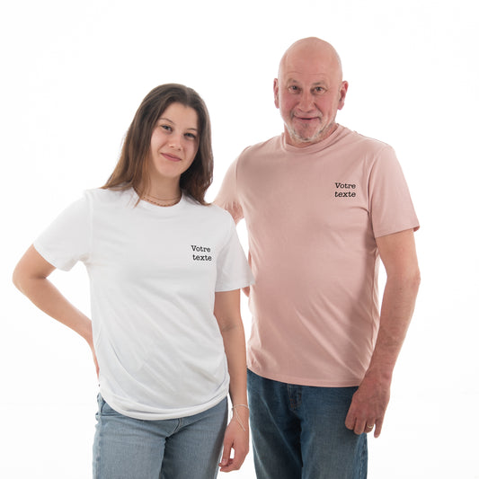 T-shirt Brodé écoresponsable unisexe