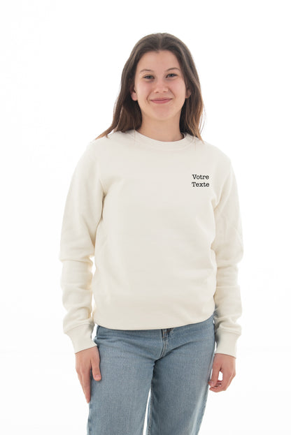 Sweat-shirt Brodé Écoresponsable