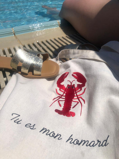 Totebag tu es mon homard